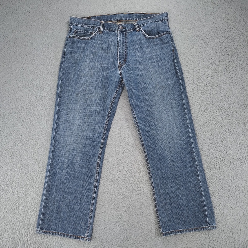 Levi's Jeans Mens 38x30 Blue Denim 559 Medium Wash Red Tab Straight Leg Mid Rise